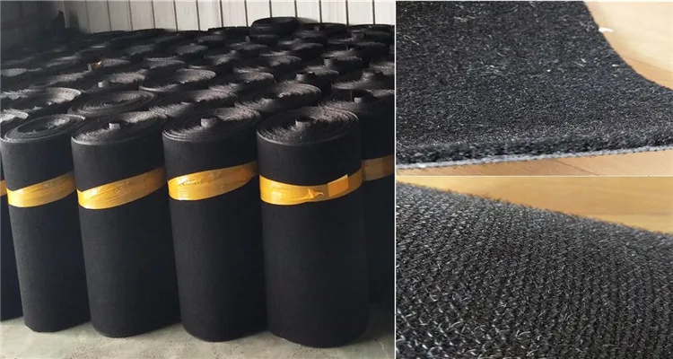 PP nylon tufted luxury foot mat materials roll used for Car Floor Mat Car Foot Mat