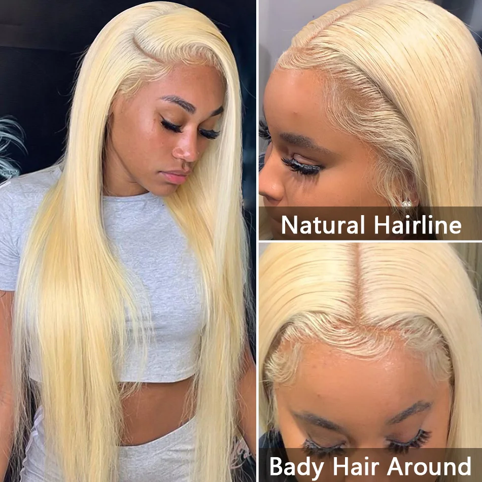 blonde 613 hd 100% raw virgin human hair lace front bob wig,frontale wig,unprocessed raw indian cuticle aligned virgin hair wigs