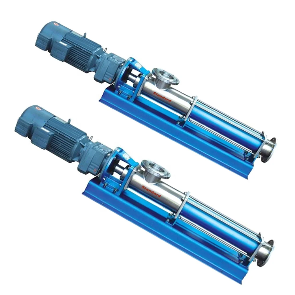 Standard single screw pumps Similar SEEPEX MONO NETZSCH screw pump,No belong G series type stainless steel screw pump