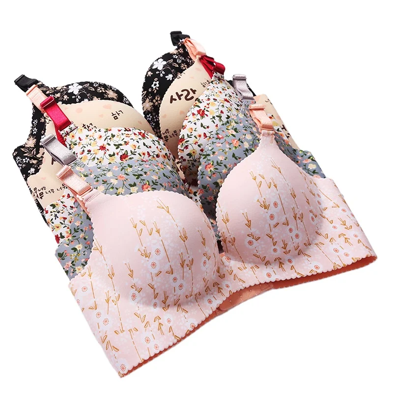 Fashion Smart Women Half Cup Seamless Bra No Underwire And Panty Sets For Women Lingerie