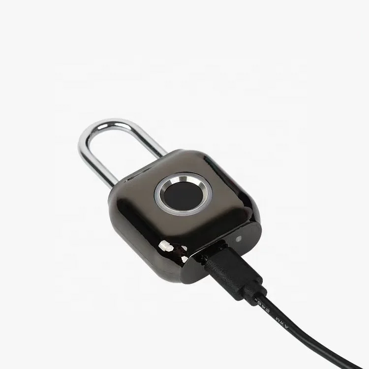 
smart lock fingerprint waterproof IP65 keyless padlock for bag Amazon Ebay Selling security Bag Lock Anti-Theft Security lock 