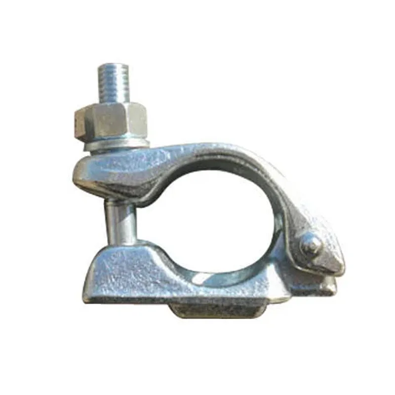 EN74 Construction half ladder clamp 90 degree swivel clamp fixed beam Pressed Double Coupler Scaffolding