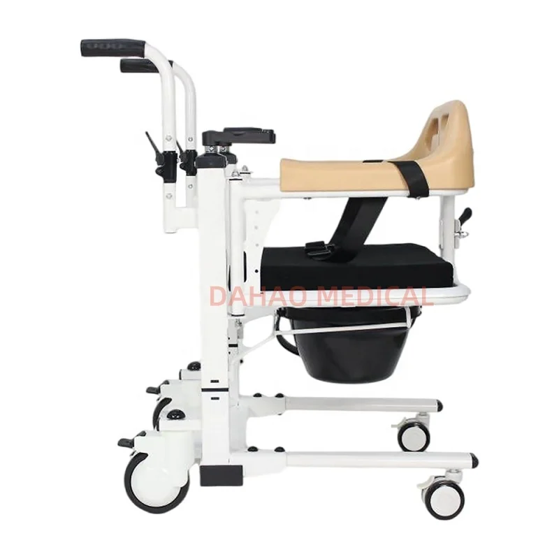Elder Care Product Health Supplies Disabled Transport Wheelchair Patient Lift Invalid Transfer Chair with Wheel
