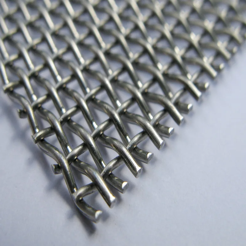 square hole woven galvanized steel wire mesh for automobile parts