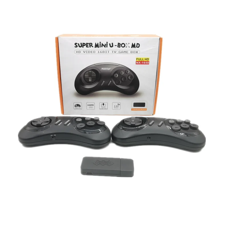nubsup 16-bit MD Game Retro Console For Sega Genesis HD compatible 600+Game Video Game Support TV OutPut For Mega Drive