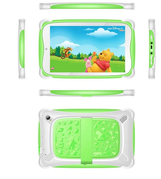 School Online class learning gaming Allwinner A33 1+8GB Q88 Tablet 7 inch android 6.0 tab for Kids Gifts Pink Green