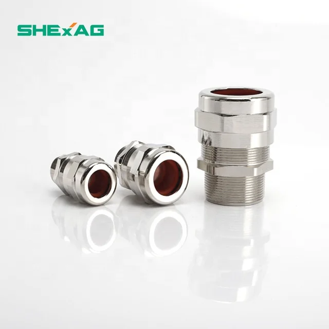A2 Industrial Cable Gland Single Seal Unarmored BDM-1-IN Increased Safety Brass Stuffing Glands