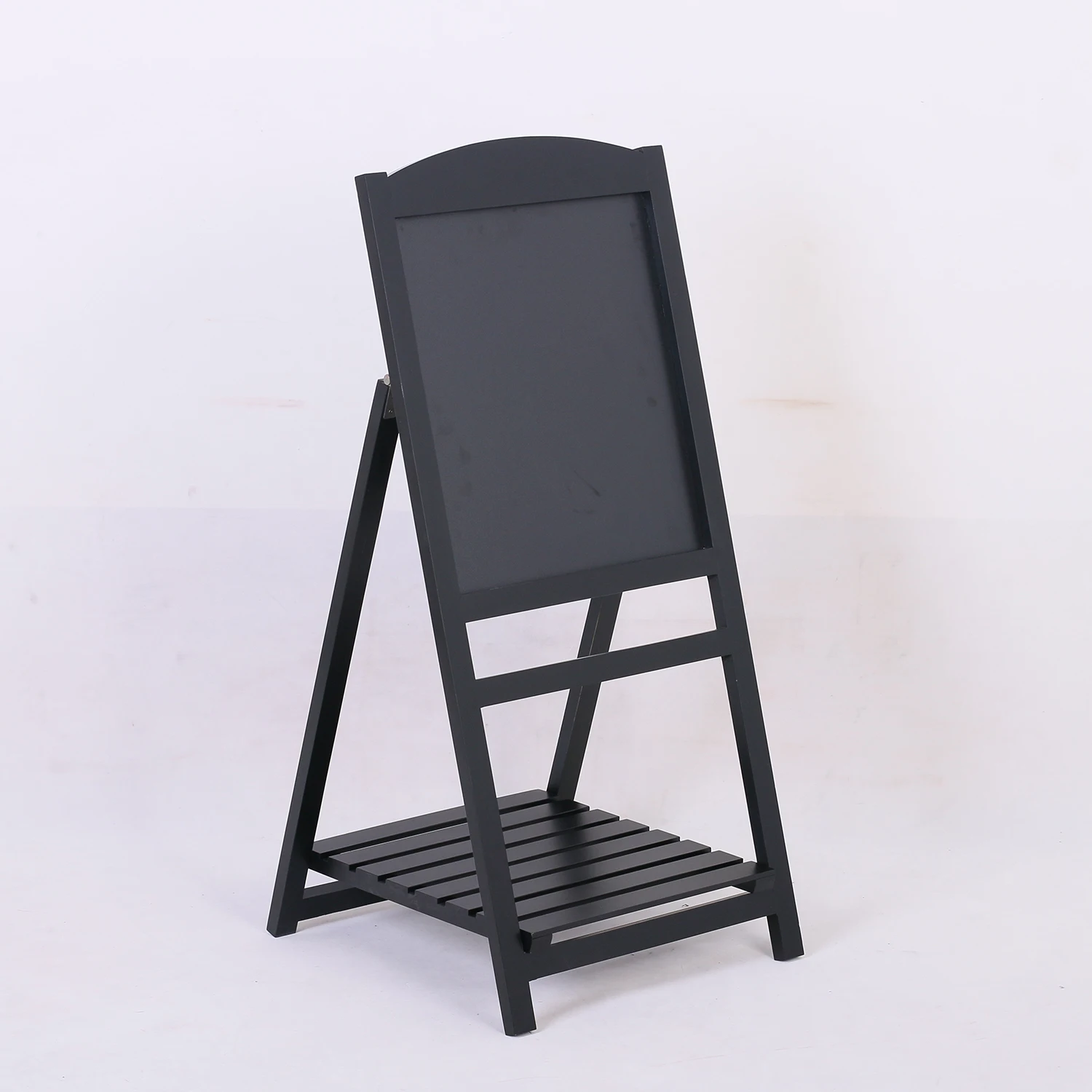 Smooth Writing Surface Black Paint Pine Small Framed Kids Drawing Blackboard A Frame Design Chalkboard