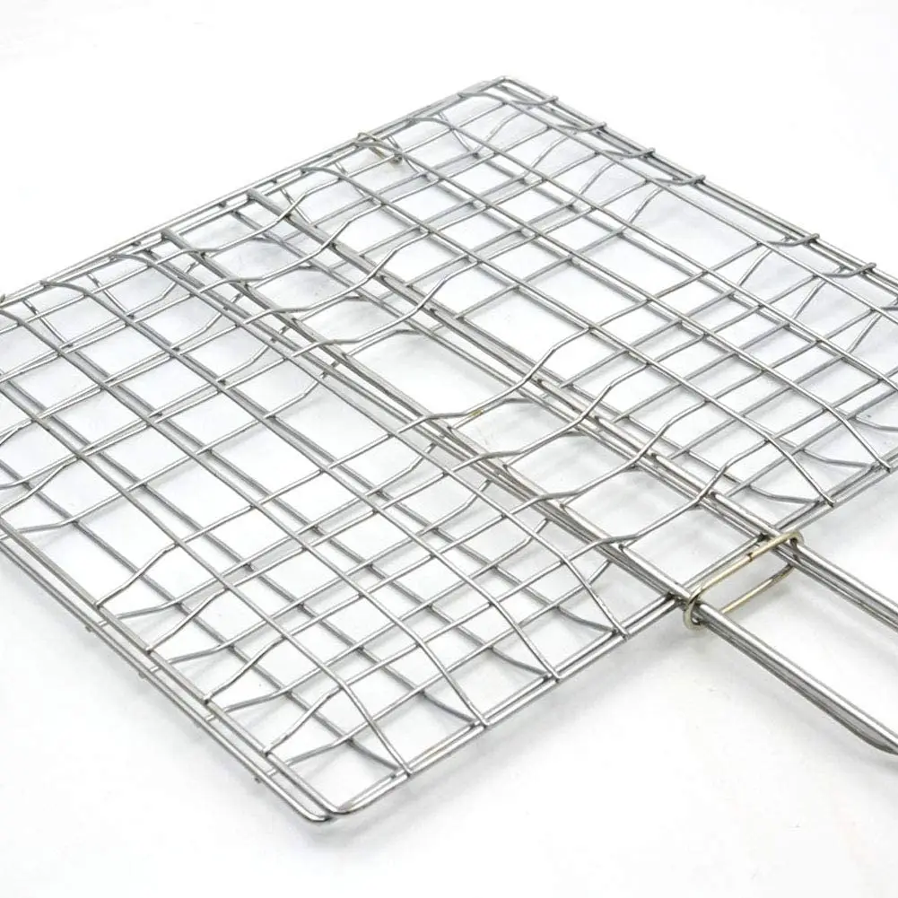 BBQ Grill Mesh Non Stick Barbecue Grilling Mats for Outdoor Grill Heat Resistant Sheet Liners Cooking