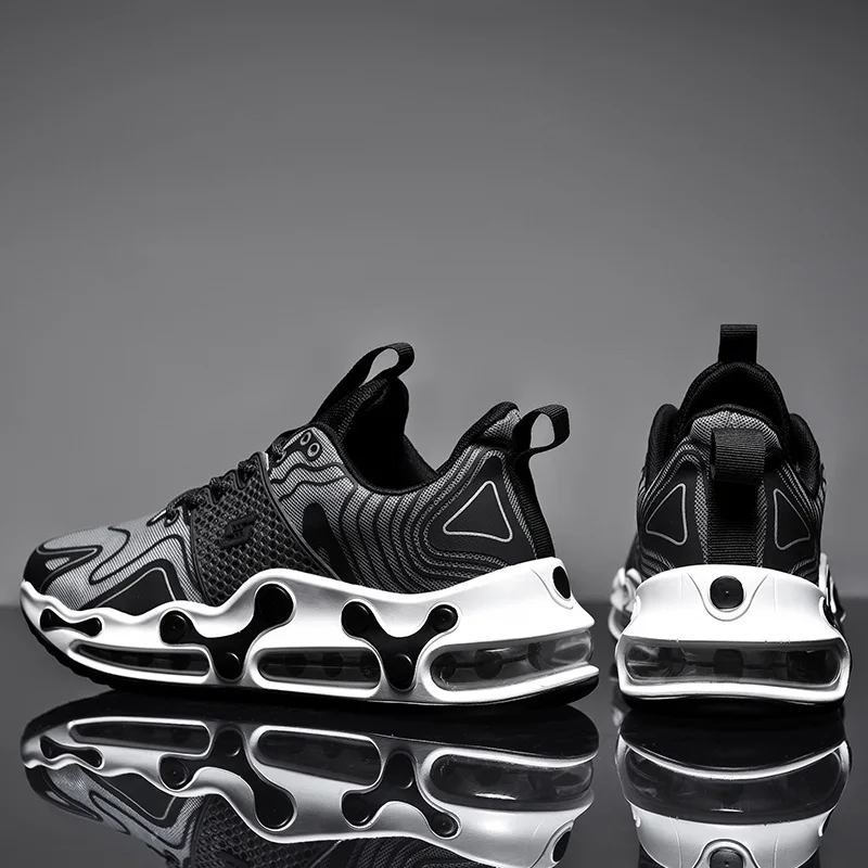 2021 Fashion Men Shoes Sneakers Full Palm Air Cushion Trend New Design Logo Custom Sneaker For Men