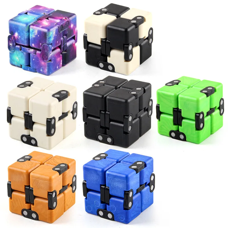 Solid Infinity Cube Decompression Stress Relief Mini Magic Cube Fidget Toys