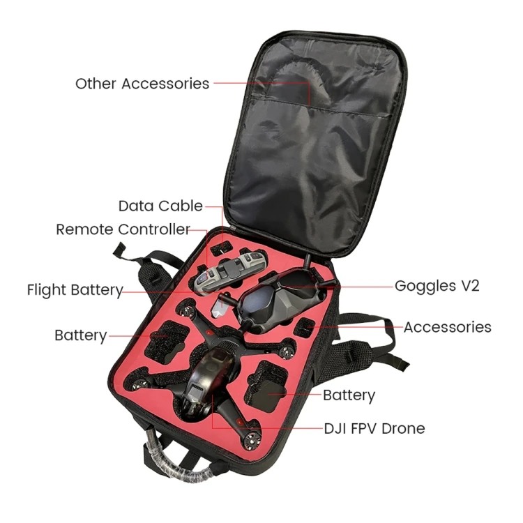 Акция для DJI FPV сумка через плечо камеры дрона Водонепроницаемая износостойкая хранения ткани Оксфорд большой емкости