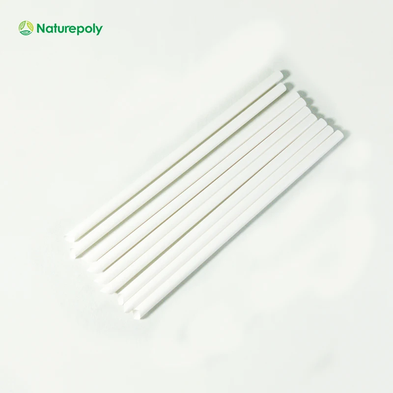Wholesale Custom Colorful 5 6 7 8 10 12mm Disposable Eco Friendly Pla Biodegradable Straws Non Plastic Drinking Straw