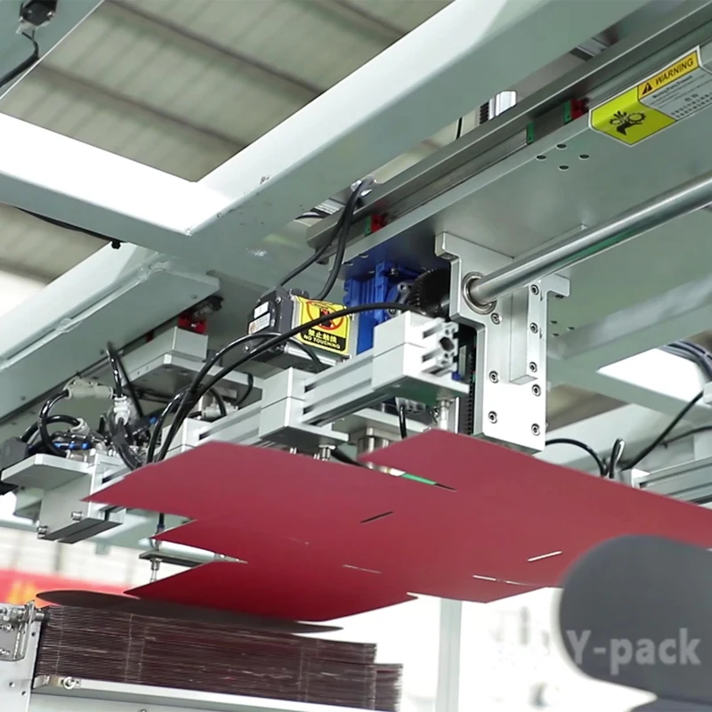 Auto Box Forming Machine Cardboard Box Making Automatic Carton Folding Machine