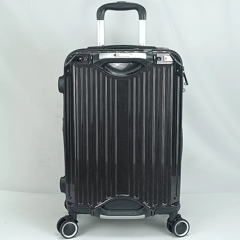 Hot Sale 2023 New Fashion Aluminum Frame Suitcase Sets With Cup Holder 3 piece trolley bag manufacturers