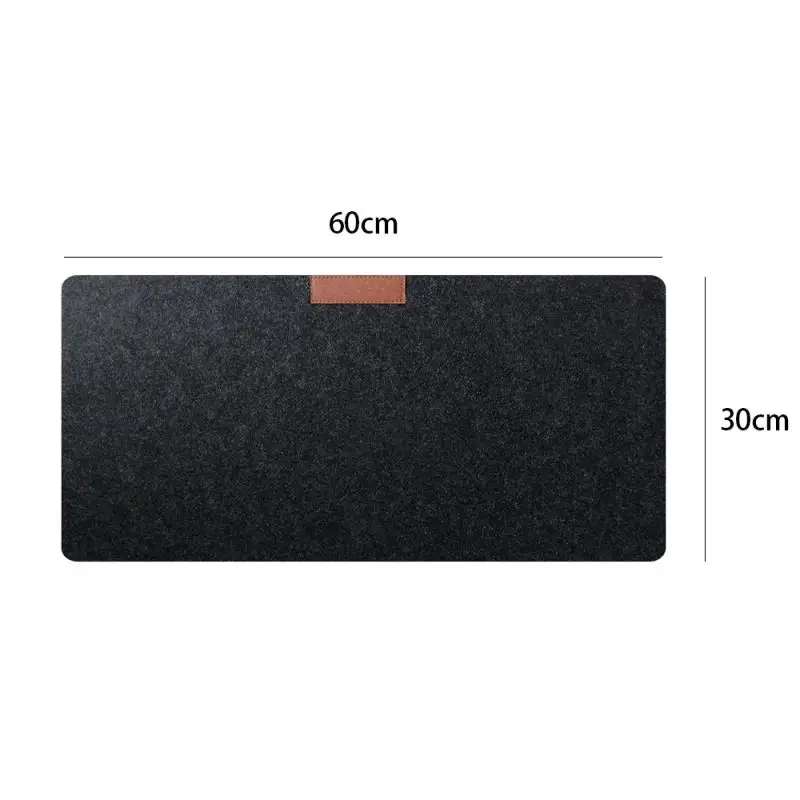 Customised logo extended  Wool Felt Laptop Cushion Desk Non-slip mouse pad black Gaming Mouse pad mat