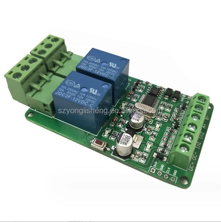 Stock Modbus-Rtu 2way RS485/TTL Relay Module Switch Development Board
