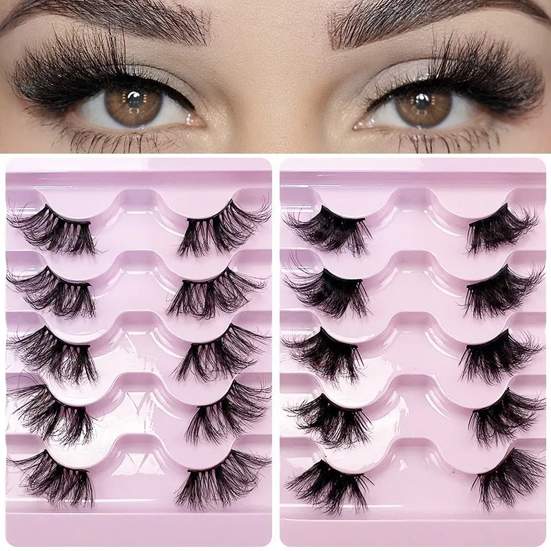 End Eye Half False Eyelashes Wholesale Private Label Strip Vegan Faux Mink False Lashes 3D Faux Cils Eyelash