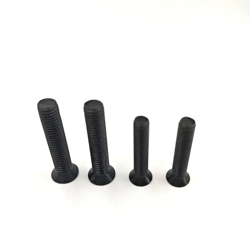 Black Steel Flat Countersunk Head Cross Recessed Screw Bolt Black steel flat countersunk head cross recessed screws