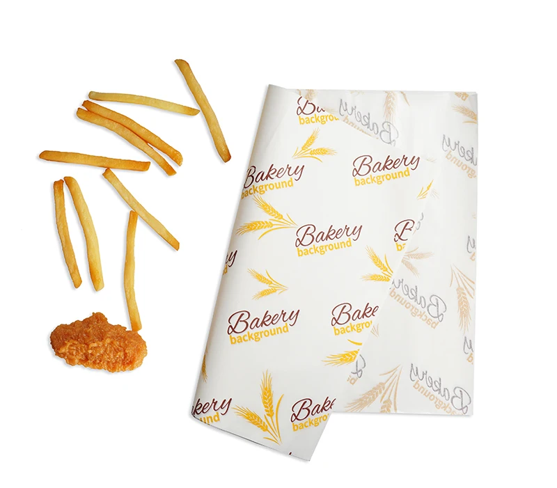 Food Grade Wrap Paper With Your Own Logo, Grease Proof Food Papers Packaging, Wrapping Paper Customized