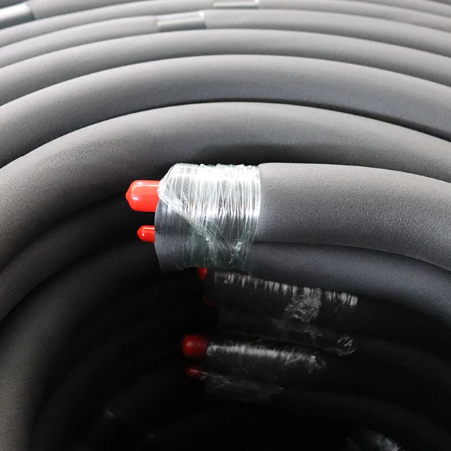 Air Conditioner Copper Connect Pipe Split Air Conditioner Pre Insulation Refrigeration Copper Tube Line Set