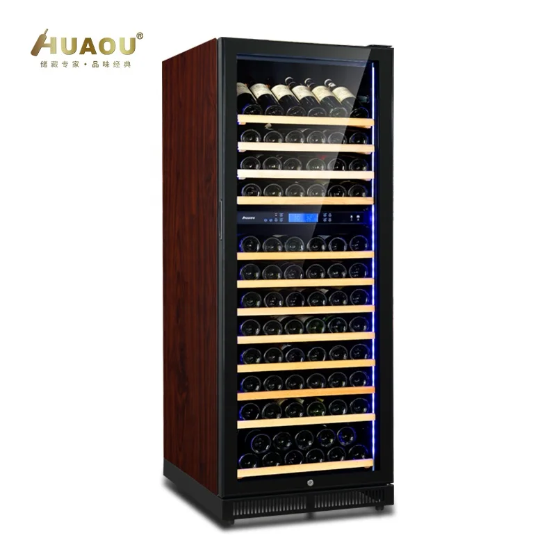 120 BottleSingle/двойной температурной зоны компрессор сенсорный холодильник охладитель вина