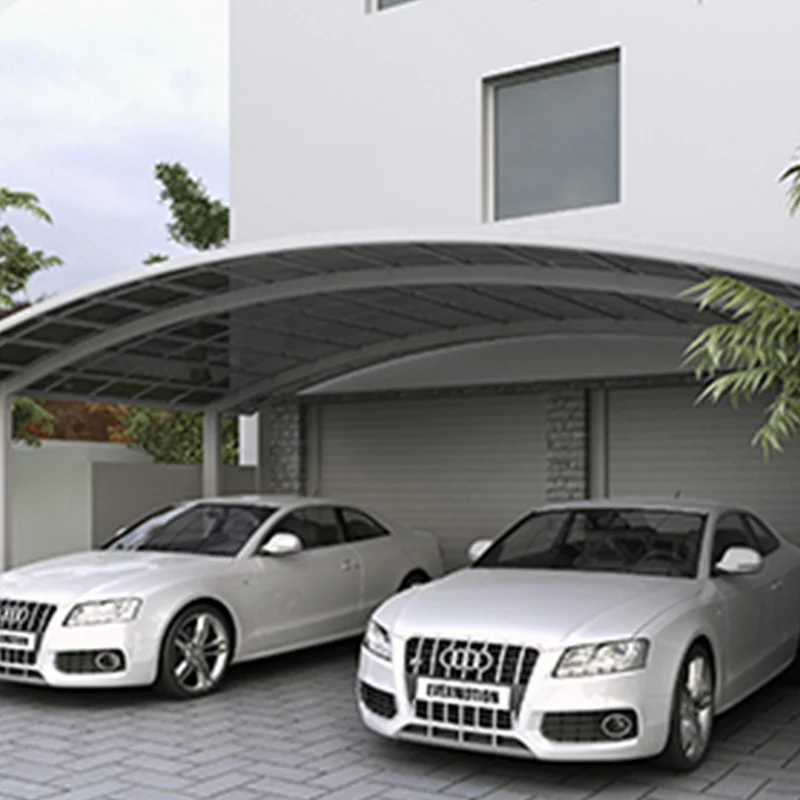 Outdoor 2 Car Shed Aluminium Mobile Garage For Car Parking Carport