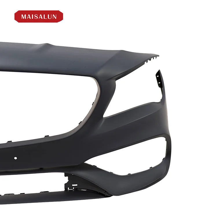 For Mercedes Benz Cla Series W117 Upgrade Cla45 Amg Body Kit Car Front Bumper Rear Bumper rear diffuser exhaust tips