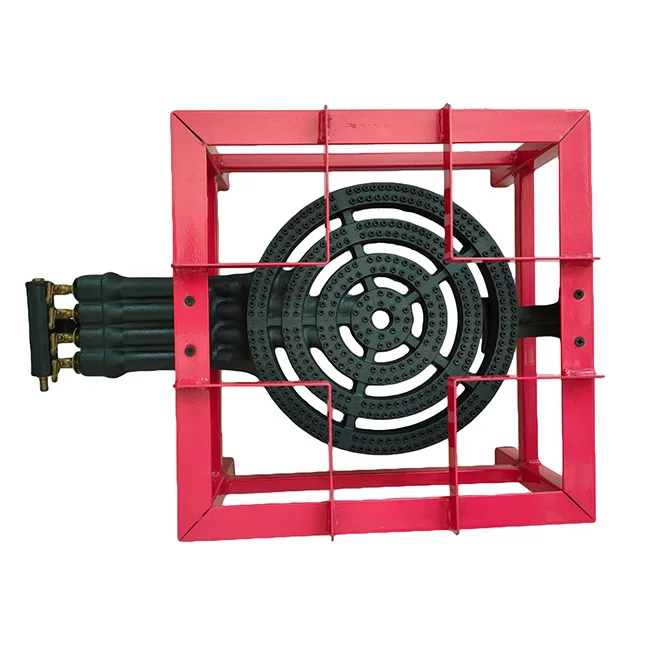 Wholesale red outdoor 4 rings big fire cast iron gas stove