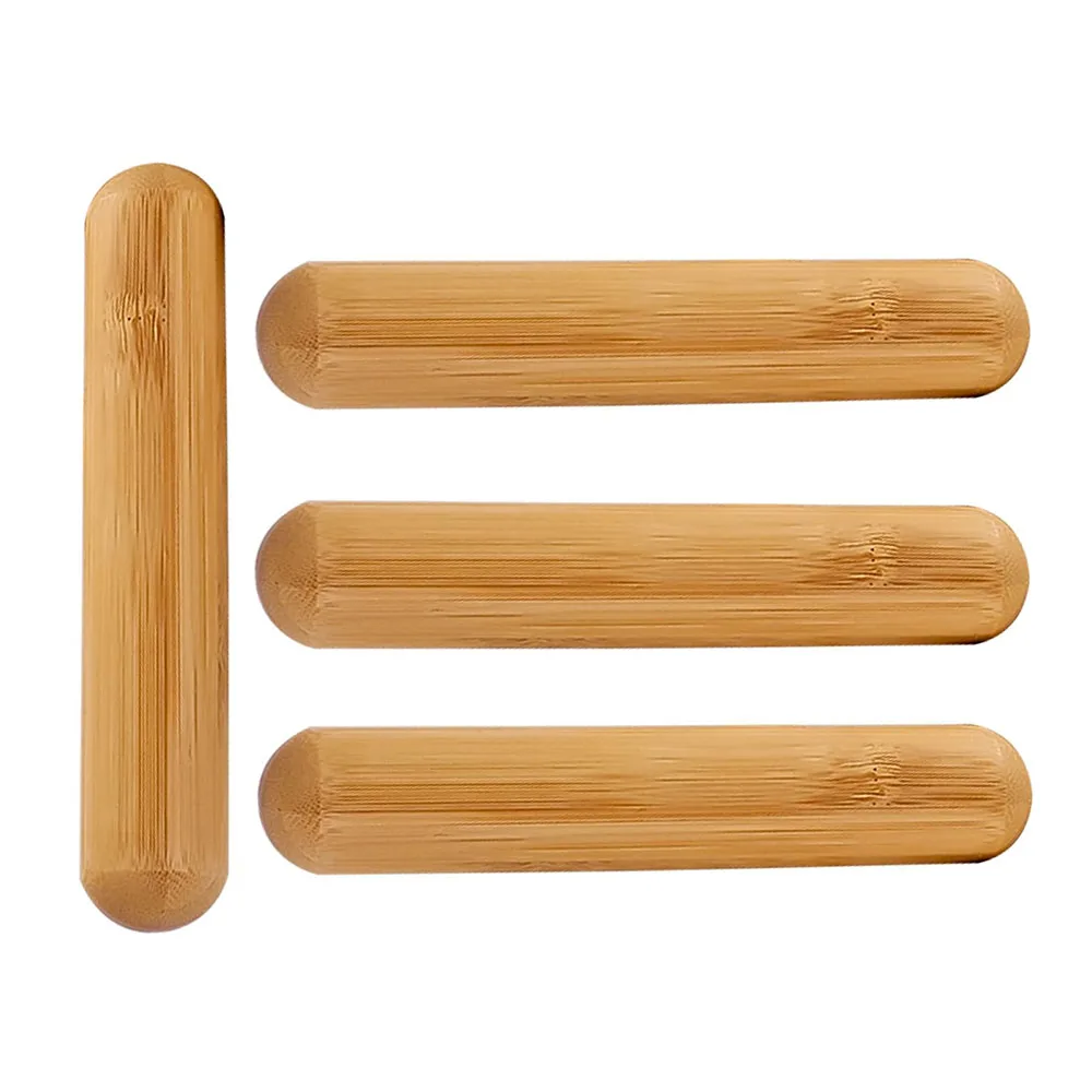 Wood Bamboo Massage Stick Sets for Body Bamboo Guasha Massage Roller Stick