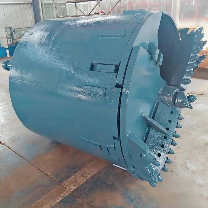 Foundation Bored Piling Rig  Drilling Bucket With Round Shank Teeth