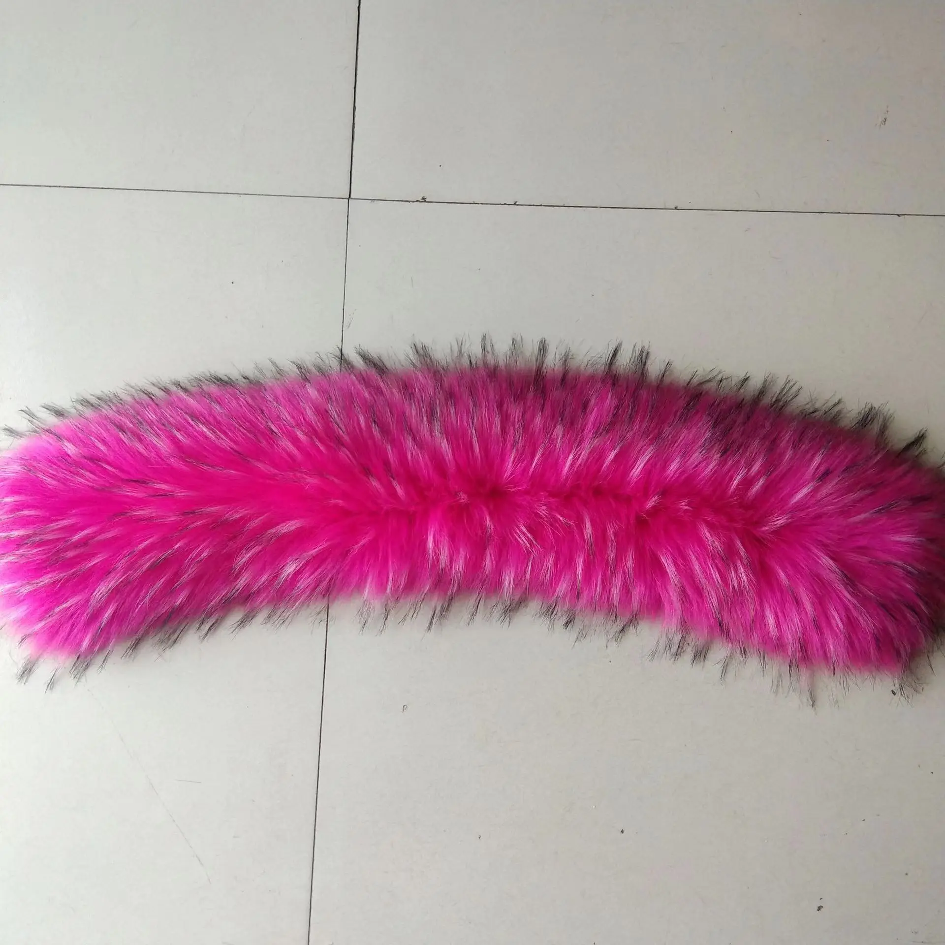 Manufacturers direct selling high quality artificial raccoon fur collar high imitation clothing fur collar imitation fox hair st