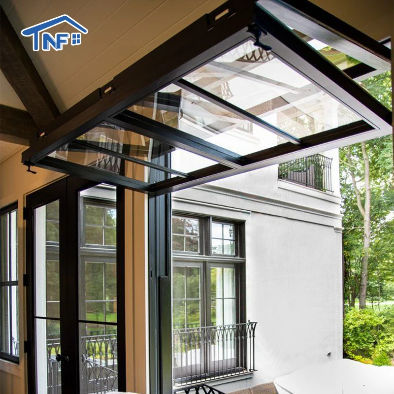 Wholesale New Grill Design House Custom Double Glazed Metal Glass Folding Windows Aluminum Window