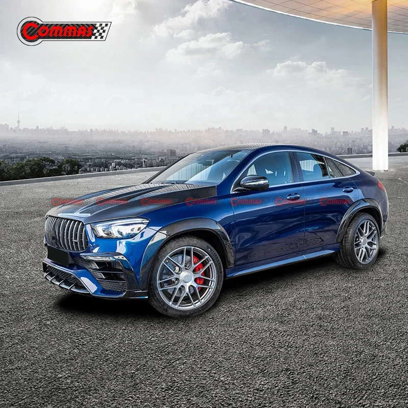 Обновление до TC Стиль углеродного волокна тюнинг-пакет для Mercedes Bens GLE купе C167 GLE350 GLE450 GLE63AMG 2021-2122 тюнинг-пакет