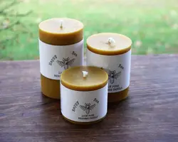 Home Decorative Aroma Natural Beeswax Candle Scented Candle Pillar Candle With Private Label
