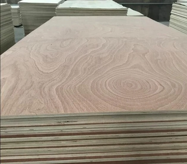 Linyi Customize Cheap Best Quality 18mm Commercial Okoume plywood For furniture