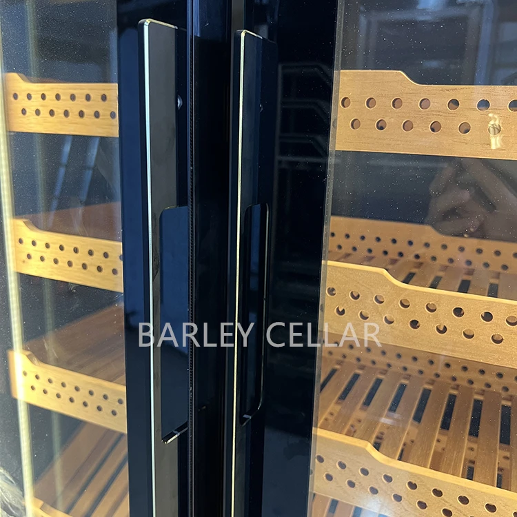 BARLEY cellar compressor cooling multi layer spain cedar wood racks cigar cabinet