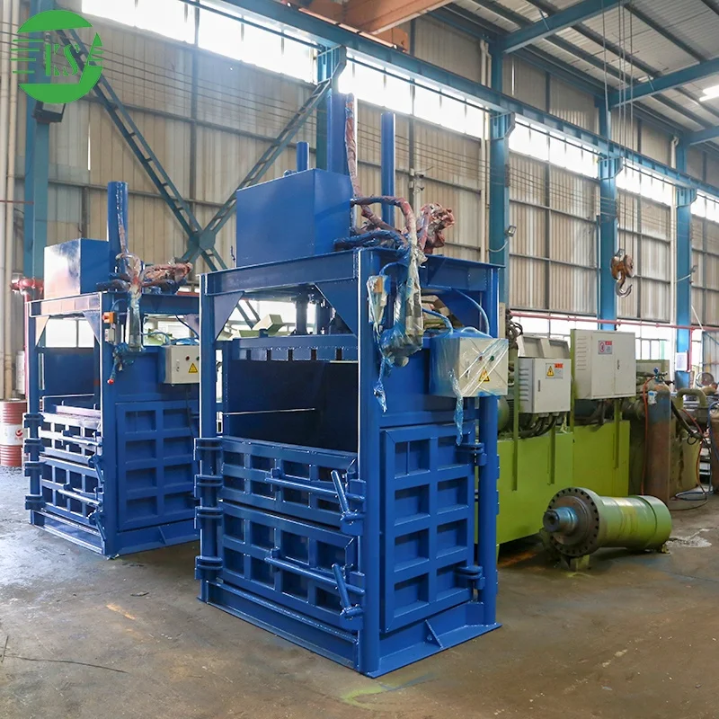 YJ-30 carton recycling used clothes baler machine compress
