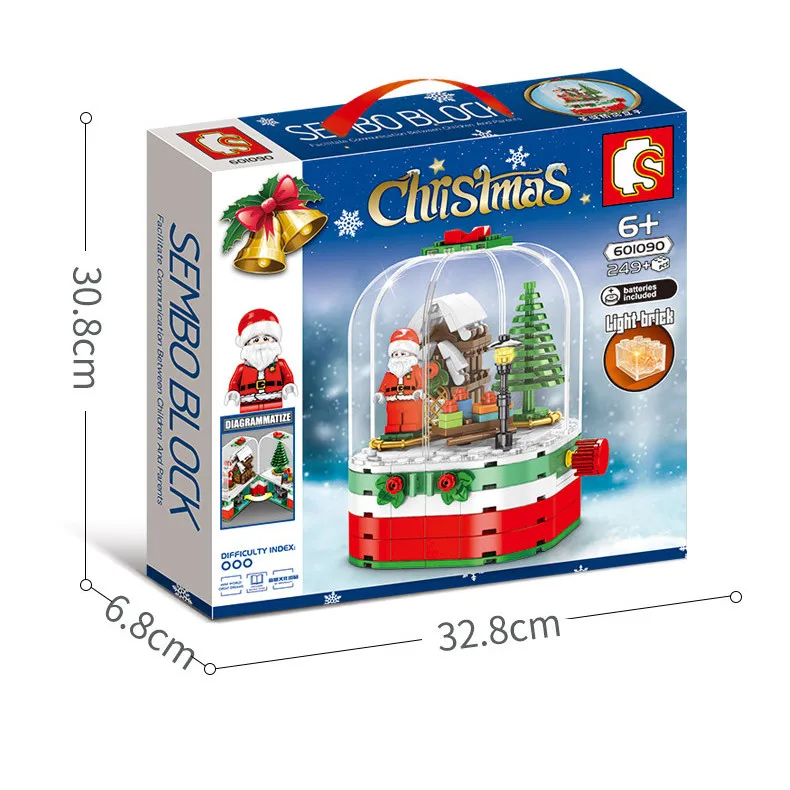 Plastic building blocks kids Christmas gifts educational toys