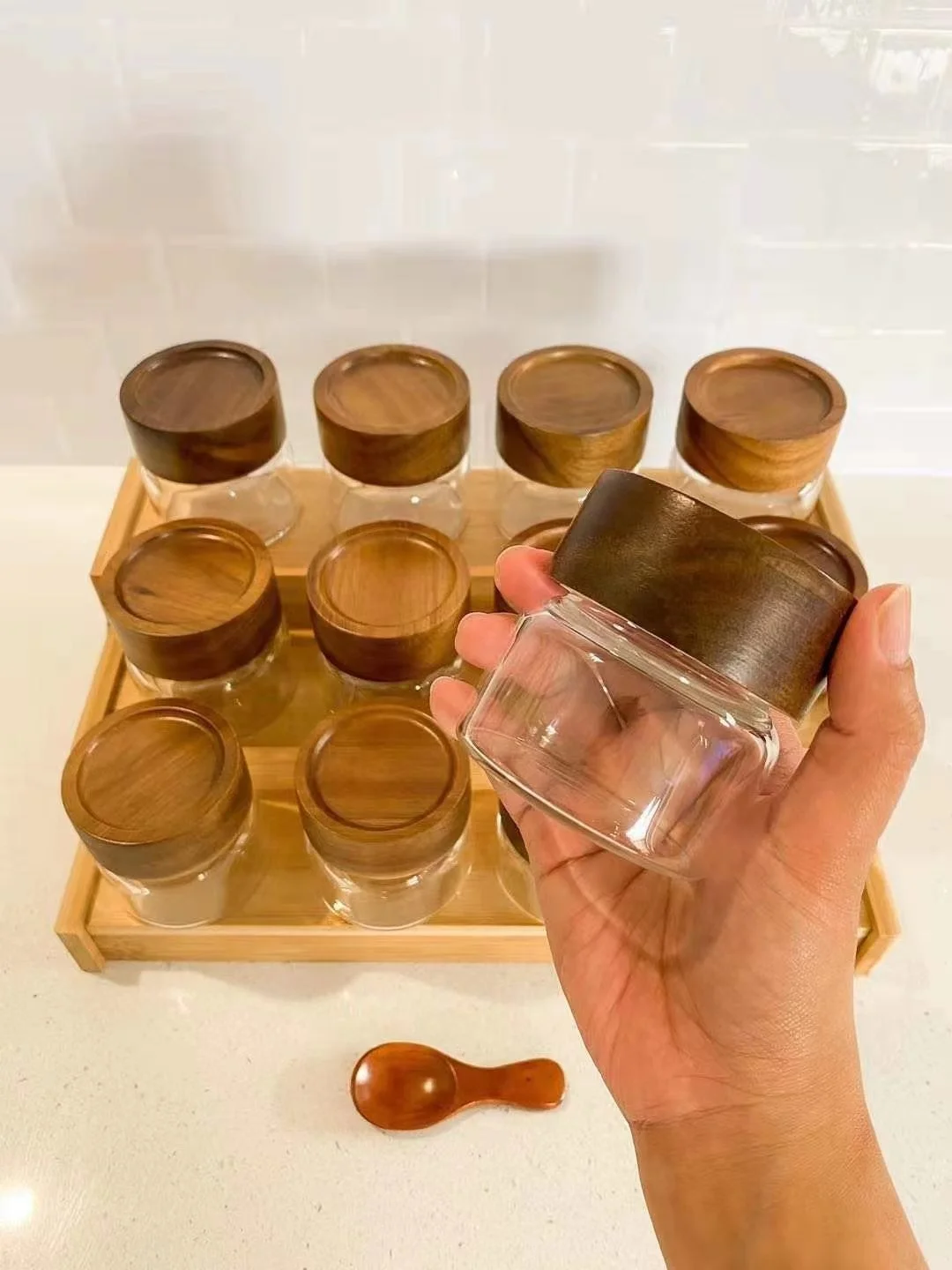 spice jar with screw acacia lid.jpg