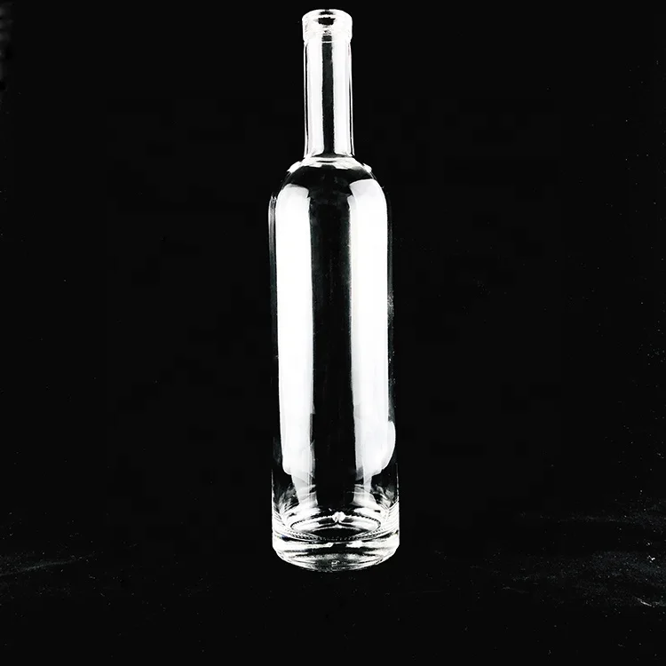 China Manufacturer Factory Customized 750ml Glass Liquor Spirits Gin Whisky Vodka Tequila Bottle with Custom logo