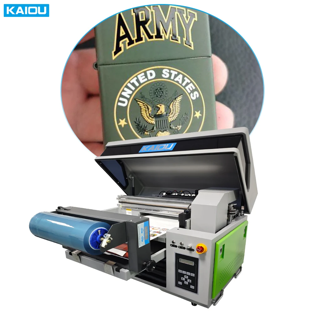 all in one automatic XP600/ i1600 print head acrylic PVC Metal wood ab film inkjet machine uv dtf printer