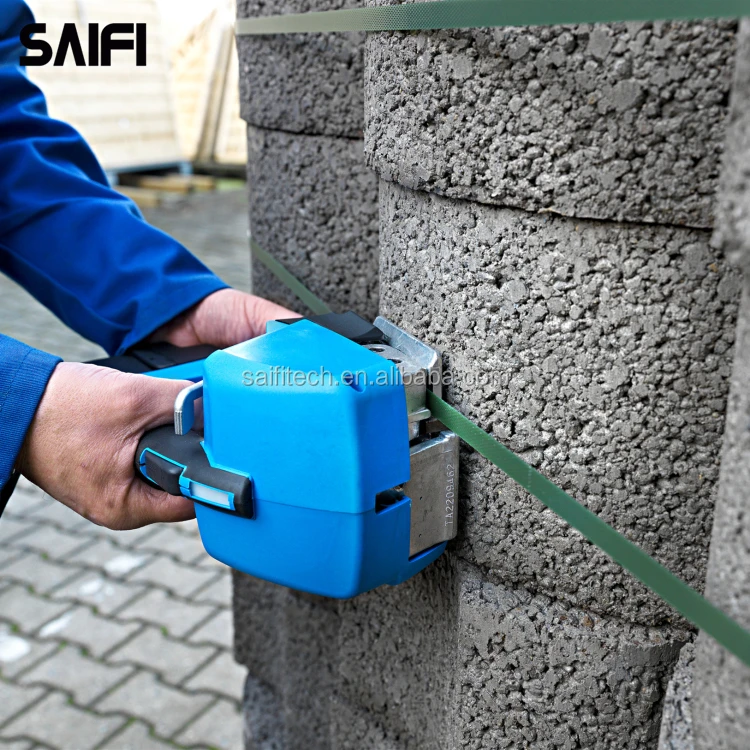 Factory Supply Green PET Strap Polyethylene Strapping Band for Block Industries Packaging