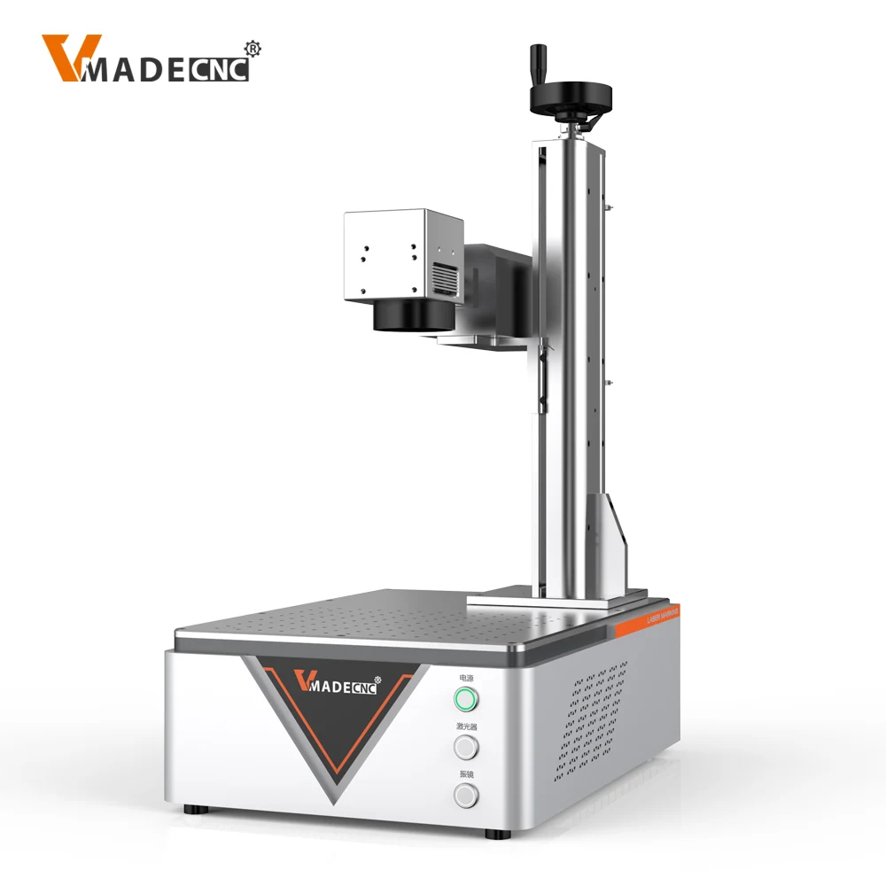 10w 20w 30 Watts Automatic Pen Conveyor Belt Raycus Max Ipg Fiber Laser Marker Engraver Etcher Engraving Etching Marking Machine