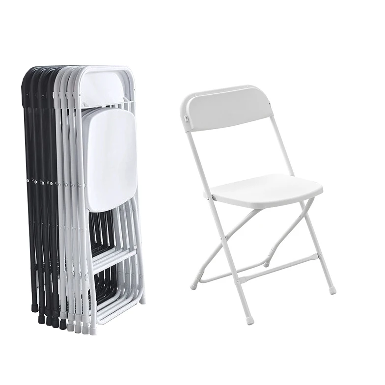 Hot sell simple design Portable chair foldable plastic chair multi-scenario stackable chairs