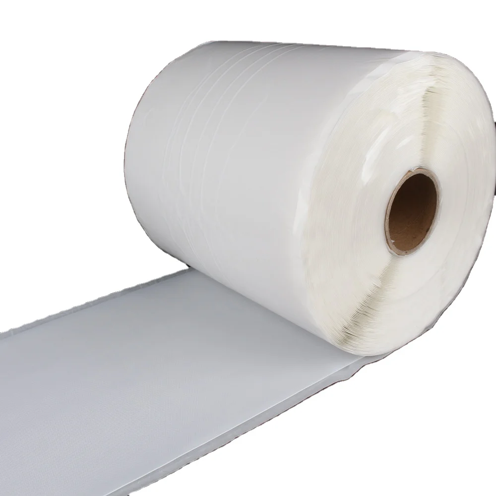 
pure white sticker Transparent Plastic TPV flocking tape bonding TPV hot melt adhesive film 