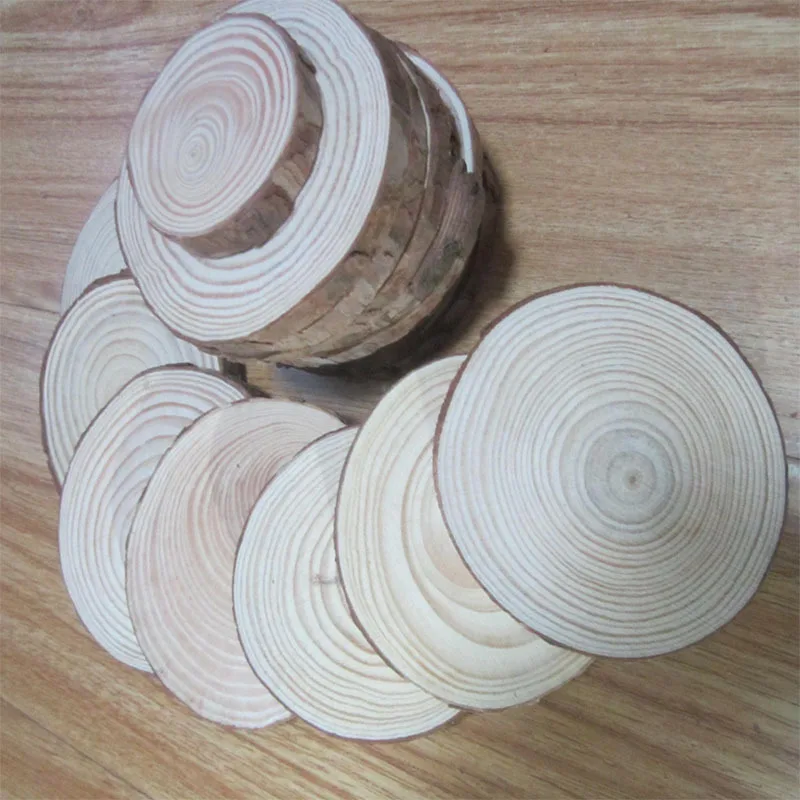 Заводская Рождественская деревенская древесина ремесленное сырье оригинальная сосновая круглая декоративные материалы для фотосъемки «сделай сам»