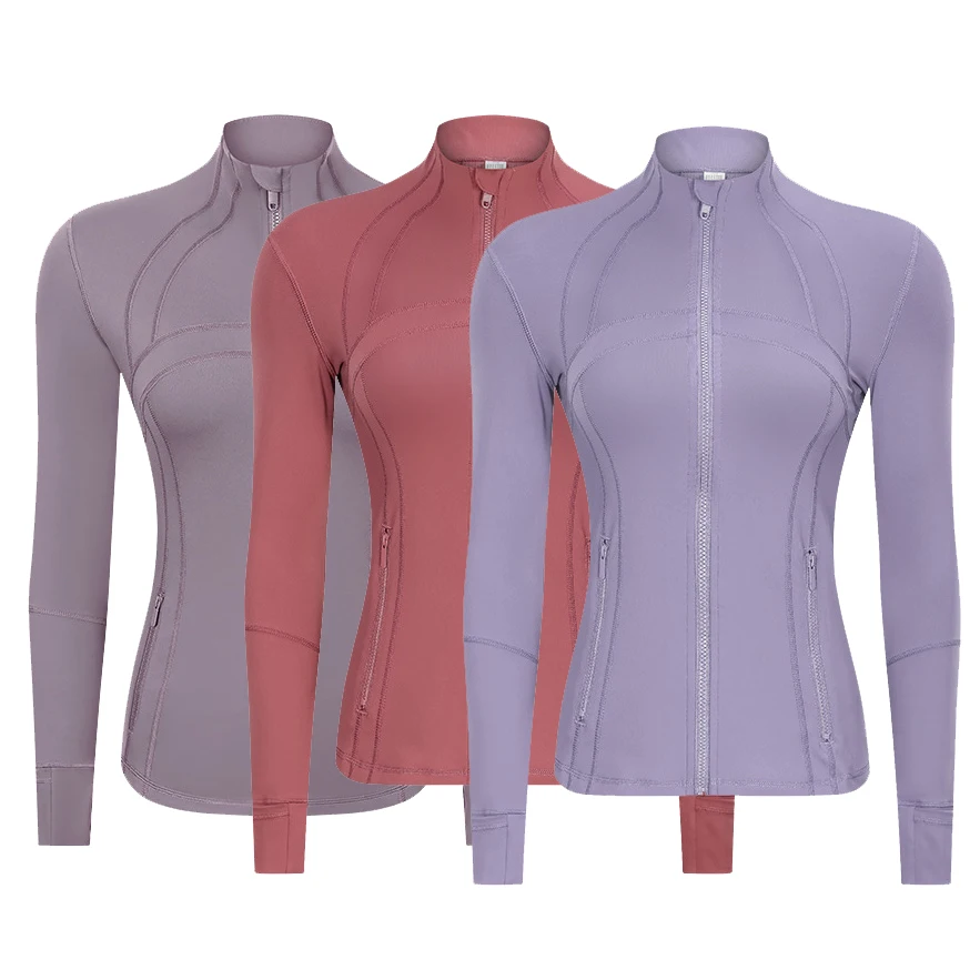 Wholesale Ribbed Collar Zipper Closure Hospital Uniform Medical Scrubs Bomber Nurse Jacket Women Soft Doctor Jacket