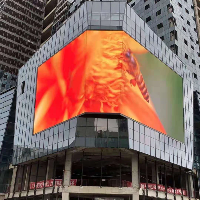 High Brightness  P65 Front Maintenance Full Color  P5 P6 P8 P10 Waterproof Outdoor Large Advertising LED Display Billboard
