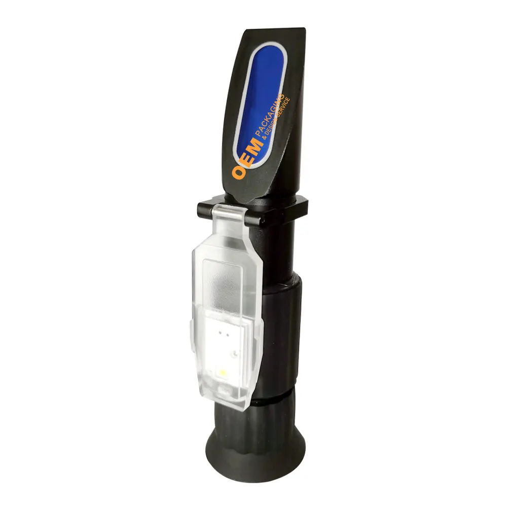 0-10% Portable Manually Chart  Brix Refractometer Price with LED light